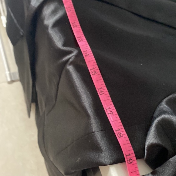Satin blazer French connection size 6 black - Picture 12 of 13